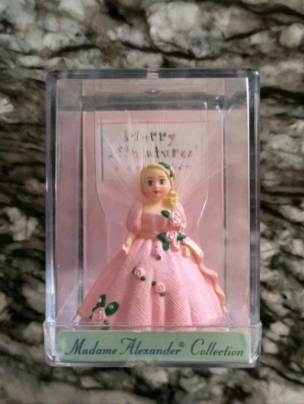Merry Miniatures Hallmark Figurines Madame Alexander Pink Pristine Angel-1997